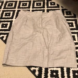 J Crew High Waisted Gray Pencil Skirt Size 6 NWT